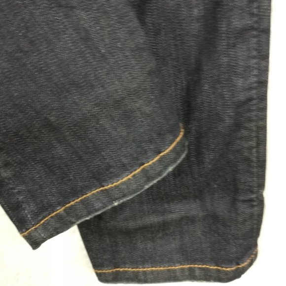 Coogi Womens Jeans Straight Leg Blue Denim Embroidered Jeweled Distressed 8 - Picture 8 of 16